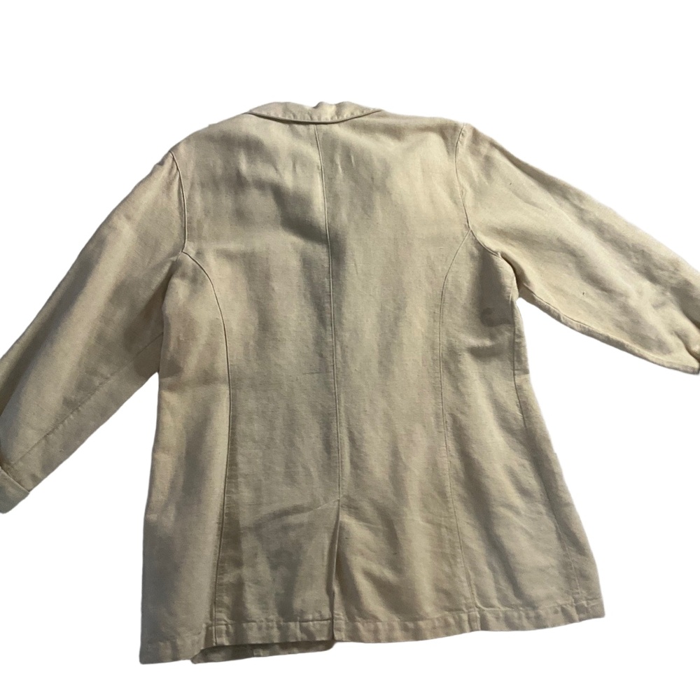Innovation Sport Linen Blend 4-Button Notched Lapel Flap Pockets Jacket XL - Picture 6 of 6